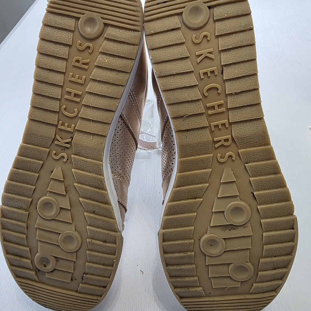 Skechers Gold Lace-Up Sneakers - Picture 8 of 9